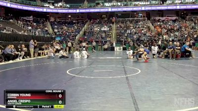 2A 113 lbs Cons. Round 1 - Corbin Young, Madison vs Angel Crespo, South Lenoir