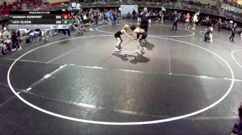 58 lbs Cons. Round 2 - Lexi Olson, St Marys WC vs Hannah Gompert, Mitchell Wrestling Club