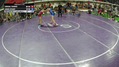 168 lbs Abigail Tanner, Montana 14U Girls vs Andie Stump, Utah 14U Girls