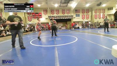 73 lbs Quarterfinal - Cash Bayer, Broken Arrow Wrestling Club vs Garytt Graddy, Skiatook Youth Wrestling