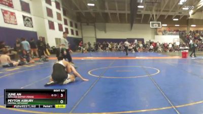 165 lbs Cons. Round 2 - June An, Wayland Baptist (Texas) vs Peyton Asbury, Central Methodist