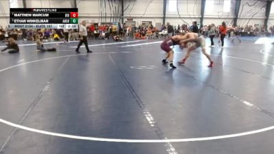 Elite 197 lbs Quarterfinal - Matthew Marcum, Upper Iowa vs Ethan Winkelman, Augsburg College
