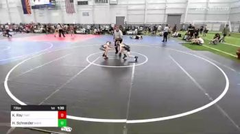 73 lbs Quarterfinal - Krue Ray, Thatcher Eagles vs Houston Schneider, Mayhem WC