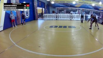 144 lbs Round 2 (8 Team) - Aaron Robinson, Wakulla WC vs Octavian Daniels, Greasers