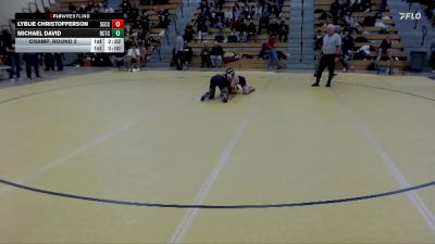 165 lbs Champ. Round 2 - Lyblie Christofferson, Southeastern Community College vs Michael David, Rochester-CTC