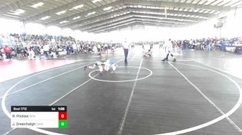 95 lbs Rr Rnd 1 - Ricardo Poolaw, New Mexico Bad Boyz vs Jantz Greenhalgh, Carbon