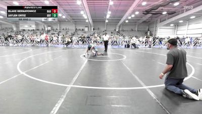 75 lbs Rr Rnd 3 - Blake Bernatowicz, Ragin Raisins Fredonia ES vs Jaylen Ortiz, Grit Mat Club Red