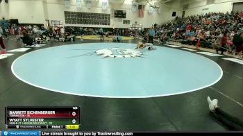 126 lbs Quarterfinal - Wyatt Sylvester, Lingle-Ft. Laramie/Southeast vs Barrett Eichenberger, Torrington