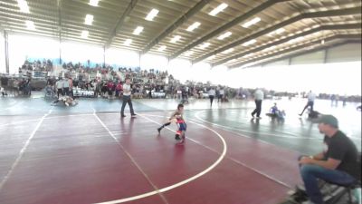 65 lbs Consi Of 4 - Walker Davis, Watford City Wolves vs Isaac Ortega, Desert Dogs WC