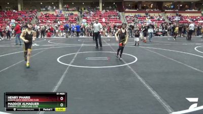 70 lbs Champ. Round 2 - Maddox Almaguer, Garden City Wrestling Club vs Henry Pharis, Dakota Boyz Wrestling Club