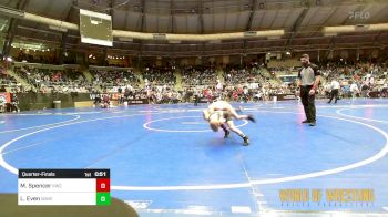 52 lbs Quarterfinal - Maverick Spencer, Keystone Wrestling Club vs Lowden Even, Waverly Area Wrestling Club