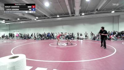 Champ. Round 2 - Kailey Cisneros, Mat Monsters Wrestling Club vs Lucia Ledezma, Granite Wrestling Club