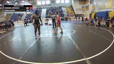 155 lbs Round 4 (6 Team) - Arianna Antoniou, Head Hunters vs Zaria Slater, Oviedo WC