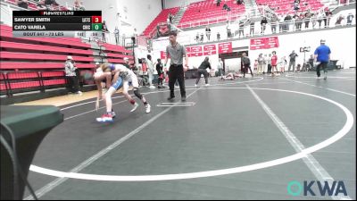 73 lbs Final - Sawyer Smith, Little Axe Takedown Club vs Cato Varela, Chickasha Youth Wrestling