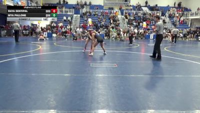 112 lbs Consy 7 - Raya Sentipal, Burgettstown vs Mya Pallone, Quakertown