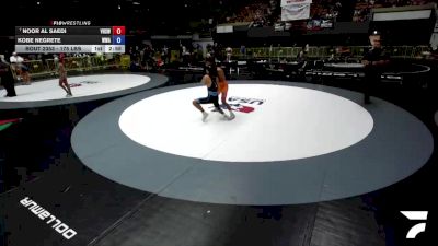 138 lbs Cons. Round 2 - Noor Al Saedi, Valhalla High School Wrestling vs Kobe Negrete, Wright Wrestling Academy