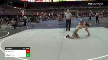 57 lbs Consi Of 8 #2 - Matthew Terry, Idaho Gold vs Kyler Parry, Spokane Wrestling