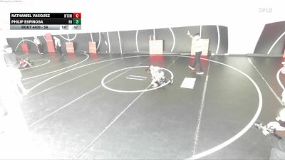 58 lbs 1st Place Match - Philip Espinosa, Rough House vs Nathaniel Vasquez, Mantanona Training Center MTC