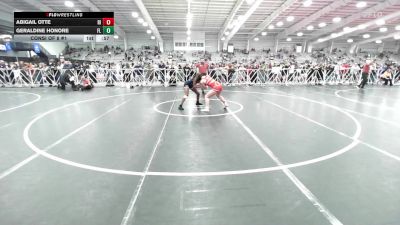 138 lbs Consi Of 8 #1 - Abigail Otte, RI vs Geraldine Honore, FL