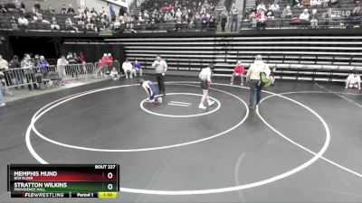 123 lbs Champ. Round 2 - Stratton Wilkins, Providence Hall vs Memphis Mund, Box Elder