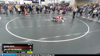 92 lbs Cons. Round 1 - William Van Bruggen, IA vs Boone Smith, AR