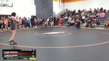 85 lbs Semifinal - Curran Meyer, Indee Mat Club vs Tyler Gerhold, DC Elite