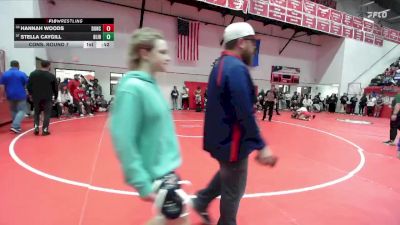 JH 117 lbs Cons. Round 7 - Hannah Woods, DUNCAN JH vs Stella Caygill, Bixby JH