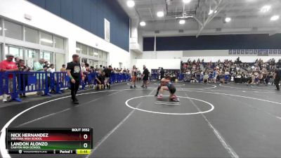 126 lbs Cons. Round 5 - Landon Alonzo, Canyon High School vs Nick Hernandez, Ventura High School