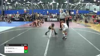 42 lbs Rr Rnd 3 - Auben Sweeting, Husky Wrestling Club vs Drake Melton, The Compound