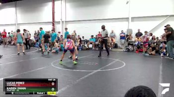 115 lbs Round 2 (8 Team) - Lucas Perez, Scorpions vs Kaiden Swain, Team 302