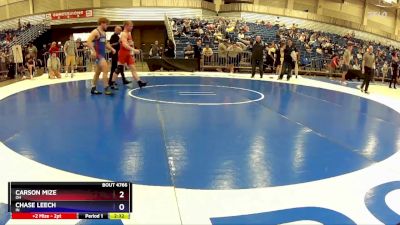 175 lbs Quarterfinal - Carson Mize, OH vs Chase Leech, IN