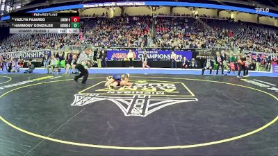 Girls-115 lbs Champ. Round 1 - Harmony Gonzales, Oxford Hs Girls vs Yazlyn Fajardo, Northwest Hs Girls