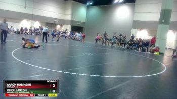 138 lbs Round 3 (6 Team) - Aaron Robinson, Wakulla vs Vince Barton, Oregon Clay Wrestling