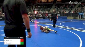 67 lbs 3rd Place - Cole Speer, Team Grind House vs Brayden Wenrich, Dark Knights