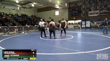 285 lbs Champ. Round 2 - Seth Fogle, Centennial Corona vs Angel Alcantar, Ganesha