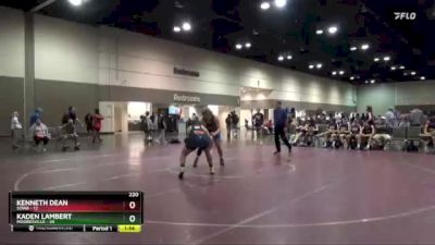 220 lbs Placement Matches (16 Team) - Kenneth Dean, SOWA vs Kaden Lambert, Mooresville