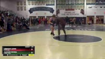 285 lbs Champ. Round 2 - Matson Ochoa, Yorba Linda vs Jermiah Lewis, Eldorado
