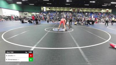 165 lbs Round Of 32 - Benjamin Smith, MD vs Braeden Simoneaux, LA