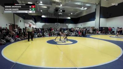 67-70 lbs Round 1 - Adaline Duarte, Rough House vs Ezekiel Archuleta, Rough House