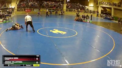 106 lbs Quarterfinal - Arona Villiatora, Shadow Ridge vs Manakai Kirn, Galena