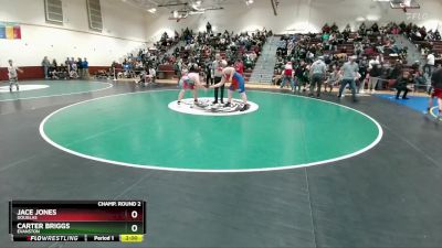 285 lbs Champ. Round 2 - Jace Jones, Douglas vs Carter Briggs, Evanston