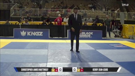 Kerby Jean-Louis vs Christopher James Mattingly 2025 Pan Jiu Jitsu IBJJF Championship