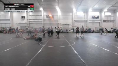 225 lbs Round 5 (8 Team) - Treyton Werths, Ohio Gold Black vs Aaron Derr, Donahue WA
