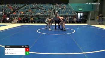 141 lbs Consolation - Riley Gurr, Oregon State vs Lorenzo Delacruz, California Baptist University