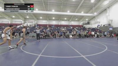138 lbs Quarters - Perry Fowler, Sanderson Wrestling Academy vs Abraham Meraz, Canyon View Falcons