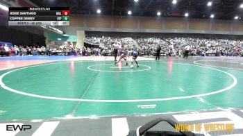 60 lbs Round Of 32 - Jesse Santiago, Hollister vs Copper Dewey, Tulsa Blue T Panthers