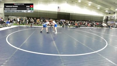 165 lbs Cons. Sub-semis - Kross Cassidy, Patriot Elite Wrestling Club vs Keegan Rager, Wyoming