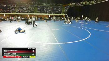102 lbs Cons. Round 2 - Carter Koenig, Iowa vs Oliver Lange, Sebolt Wrestling Academy
