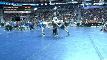 3A-157 lbs Champ. Round 2 - Nolan Fellers, Bondurant-Farrar vs Cayden Mayfield, Dallas Center-Grimes
