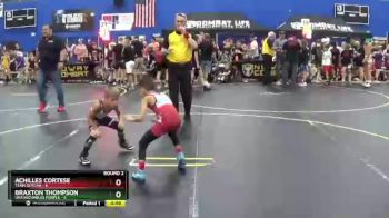 46 lbs Round 2 (6 Team) - Achilles Cortese, Team Gotcha vs Braxton Thompson, Untouchables Purple